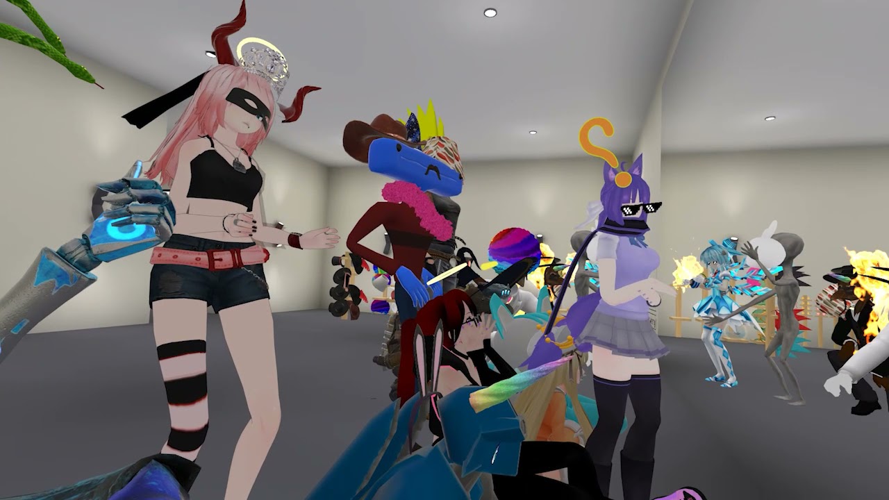 vrchat avatar with custom animations